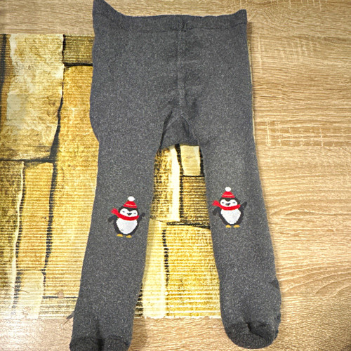 Baby strumpfhose mit fuß - strumpfhose, grau