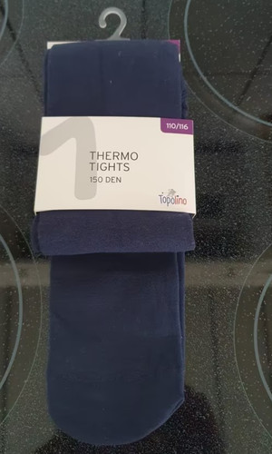 Dunkelblaue thermo strumpfhose